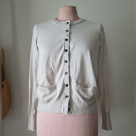 Banana Republic Silk Cardigan + Scarf 25" Square - Picture 3 of 8